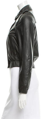 See by Chloe Leather Bomber Jacket