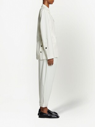 Proenza Schouler White Label Notched-Collar Single-Breasted Blazer