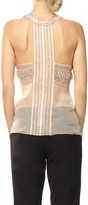 Thumbnail for your product : Max Studio Leon Max Embroidered Silk Tank