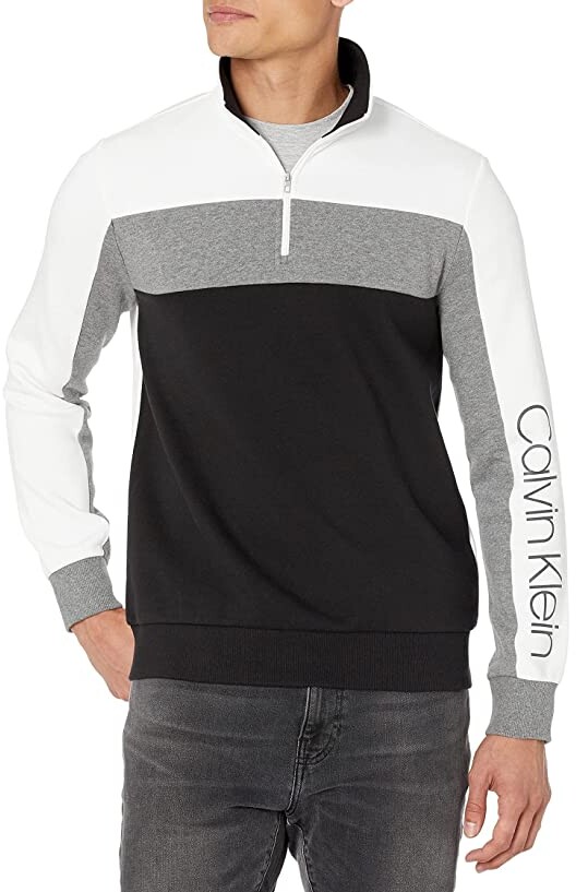 Calvin Klein Mens Zip Sweater | Shop the world's largest collection of  fashion | ShopStyle