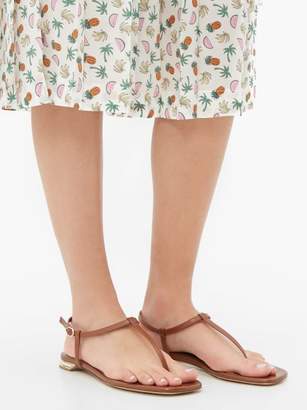 Nicholas Kirkwood Casati Mini Pearl-heeled Leather Sandals - Womens - Tan