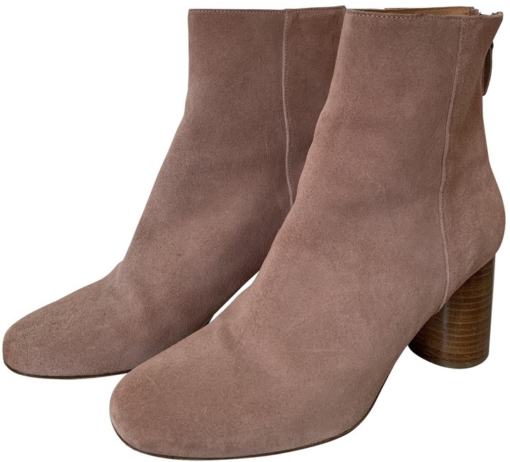 sandro suede ankle boots