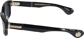 希少品♪【CHROME HEARTS】Weirdo Dark Tortoise Black メガネ Chrome Hearts Weirdo - Black / Dark Tortoise Sunglasses