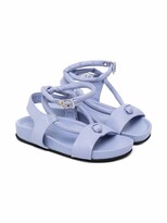 Thumbnail for your product : Emporio Armani Kids Open Toe Slip-On Sandals