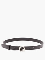 Thumbnail for your product : Givenchy G Chain Leather Belt - Black Silver