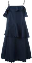Thumbnail for your product : See by Chloe See By Chloé scalloped tiered dress