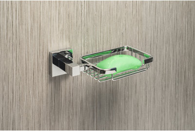 Italia Capri Wall Mounted Brass Soap Basket