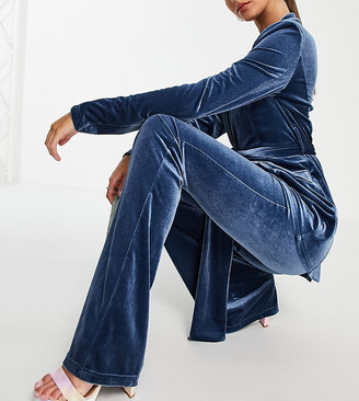 Velvet Trouser Suit | Shop the world's largest collection of fashion |  ShopStyle UK