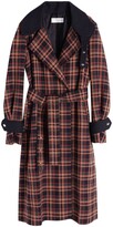 Thumbnail for your product : Victoria Beckham Check Belted Trench Coat