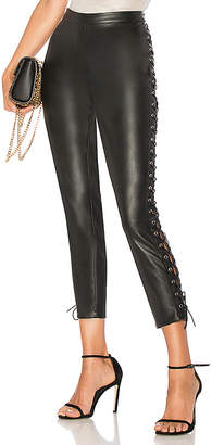by the way. Cori Lace Up Faux Leather Pant