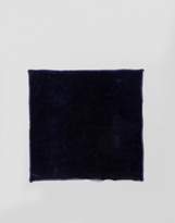 Thumbnail for your product : ASOS Velour Pocket Square In Navy