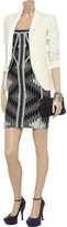 Thumbnail for your product : Herve Leger Strapless metallic bandage dress