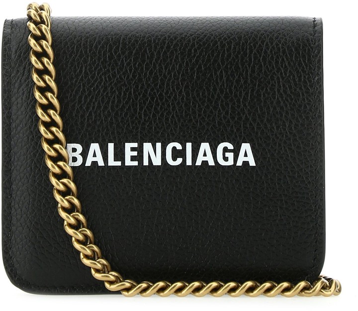 balenciaga cash mini wallet on chain