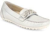 Thumbnail for your product : Moschino Branded leather loafers 7-11 years