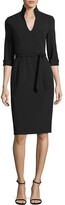 Thumbnail for your product : Black Halo Madeline Tie-Front Sheath Dress