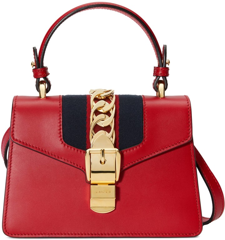 Gucci Sylvie leather mini bag - ShopStyle