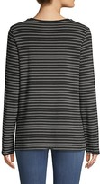 Thumbnail for your product : Majestic Filatures French Touch Striped Crewneck Tee