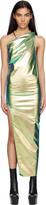 Thumbnail for your product : Rick Owens Green Athena Denim Maxi Dress