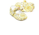 Thumbnail for your product : Versace Children Baroque-Print Ballerina Shoes