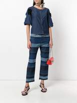 Thumbnail for your product : Sonia Rykiel washed striped boyfriend jeans