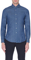 Thumbnail for your product : Boglioli French single-cuff denim shirt - for Men