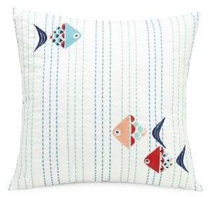 Vera Bradley Go Fish Cotton Decorative Pillow