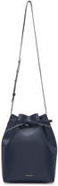 Thumbnail for your product : Mansur Gavriel Navy Leather Bucket Bag