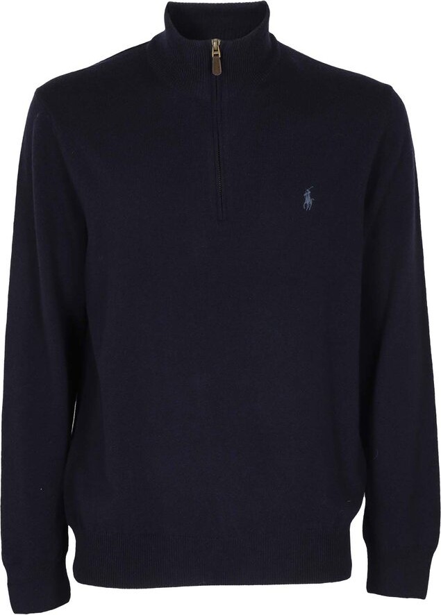 Polo Ralph Lauren Pony Embroidered Half-Zipped Jumper