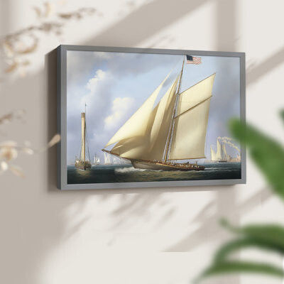 Breakwater Bay Nautical Series-CXI -Framed Print - Restickable