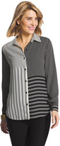 Thumbnail for your product : Chico's Maisie Mixed Striped Shirt