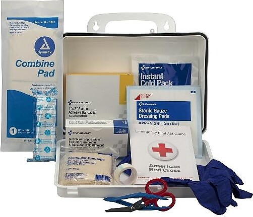 Packit Pac-Kit Weatherproof Plastic First Aid Kit, 76 pieces, #10 (579-6410)