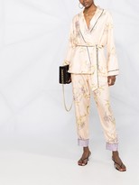 Thumbnail for your product : Forte Forte Floral-Print Silk Jacket