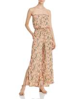 Thumbnail for your product : Elan International Strapless Floral-Print Jumpsuit