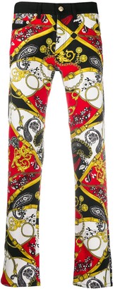 versace trousers mens