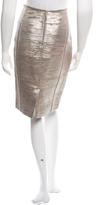 Thumbnail for your product : Donna Karan Leather Pencil SKirt