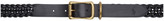 Thumbnail for your product : Polo Ralph Lauren Black Braided Leather Belt