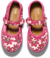 Thumbnail for your product : Toms Pink Daisy Tiny Mary Janes
