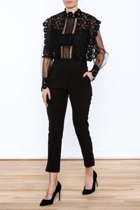 Moon Collection Black Lace Jumper