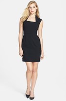 Thumbnail for your product : Marc New York 1609 Marc New York by Andrew Marc Fold Collar Sheath Dress