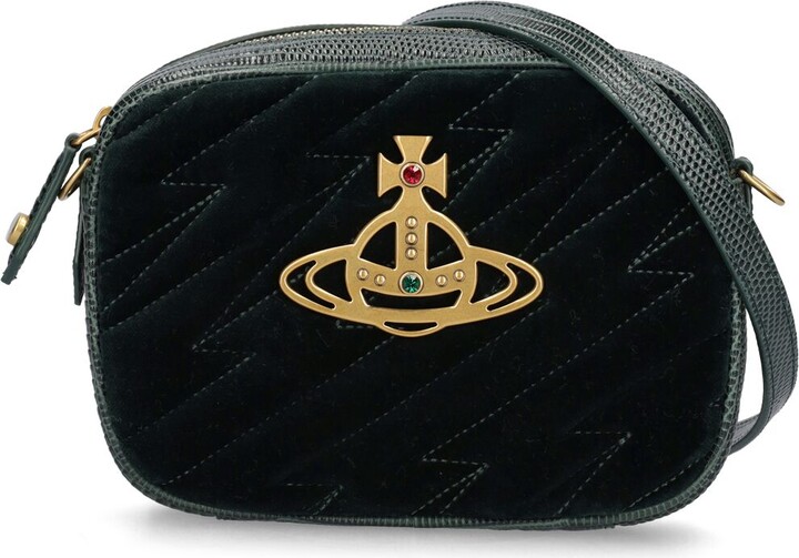 Vivienne Westwood Anna velvet camera bag ShopStyle