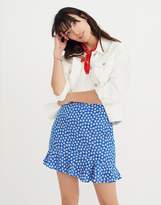 Thumbnail for your product : Madewell Ruffle-Edge Skirt in Mini Daisy