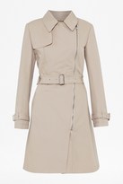 Thumbnail for your product : French Connection Freeway Cotton Belted Trench Coat