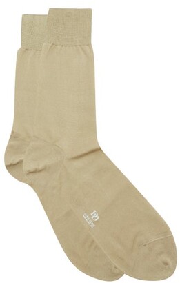 Dore Dore Cotton-lisle Socks - Beige