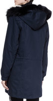 Thumbnail for your product : Vince Fur-Lined Hooded Parka