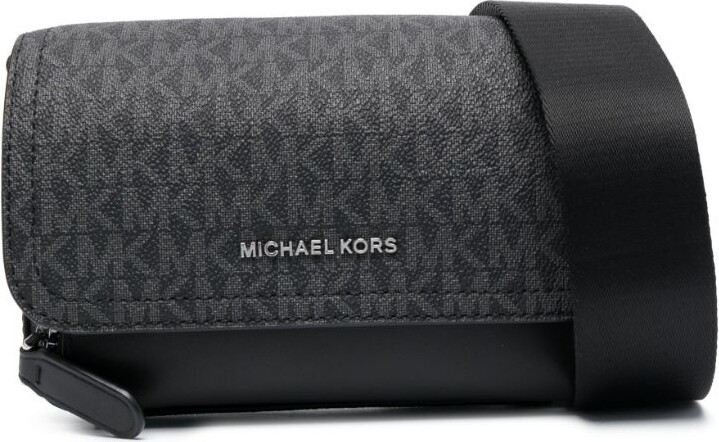 Michael Kors Brooklyn Large Nylon Crossbody Bag For Men (Blue, OS)