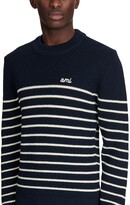 Thumbnail for your product : AMI Paris Ami stripped crewneck