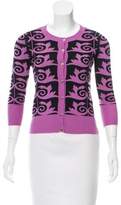 Thumbnail for your product : Versace Cashmere Patterned Cardigan