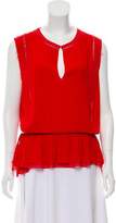 Thumbnail for your product : Tory Burch Silk Sleeveless Top