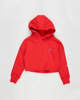 Thumbnail for your product : Champion Boy's Red Polo Shirts - Graphic Crop Hoodie - Teens - Size 12 YRS at The Iconic