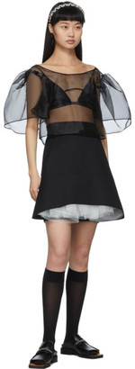 SHUSHU/TONG SSENSE Exclusive Black A-Shape Skirt